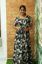 Stylish Arrivals Rayon Gathering Frock Model Night Gown's | Front Adjustable Gathering Style Rope Rope | Double Layer Sleeve | Trending Collection's for Stylish Women's (GFK)