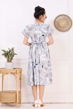 Rayon MAXI FROCK Model Nighties | Fancy Petal Sleeve | Fancy Neck & Side Pocket | Pleated Frock MAXI Style | Trendy Collection's for Stylish Women & Teenage Girl (FSF)