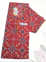 MANGAI Daily Wear Casual Comfort Fit Cotton Printed Nighties | Front open Zipper Model| Slit Open & Neck Collar Comfort Fit Daily Wear Nighties (DRN)