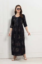 Alpine KURTI Style | Beautiful Stylish KURTI Model | Long 3/4 Sleeve & Side Pocket | Fresh Collection's for Stylish Women's (AK-3/4)