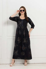 Alpine KURTI Style | Beautiful Stylish KURTI Model | Long 3/4 Sleeve & Side Pocket | Fresh Collection's for Stylish Women's (AK-3/4)