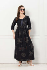 Alpine KURTI Style | Beautiful Stylish KURTI Model | Long 3/4 Sleeve & Side Pocket | Fresh Collection's for Stylish Women's (AK-3/4)