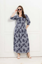 Alpine KURTI Style | Beautiful Stylish KURTI Model | Long 3/4 Sleeve & Side Pocket | Fresh Collection's for Stylish Women's (AK-3/4)