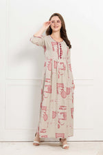 Alpine KURTI Style | Beautiful Stylish KURTI Model | Long 3/4 Sleeve & Side Pocket | Fresh Collection's for Stylish Women's (AK-3/4)