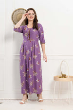 Alpine KURTI Style | Beautiful Stylish KURTI Model | Long 3/4 Sleeve & Side Pocket | Fresh Collection's for Stylish Women's (AK-3/4)