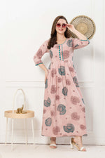 Alpine KURTI Style | Beautiful Stylish KURTI Model | Long 3/4 Sleeve & Side Pocket | Fresh Collection's for Stylish Women's (AK-3/4)