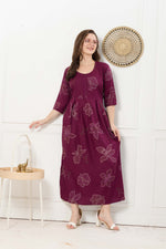 Alpine KURTI Style | Beautiful Stylish KURTI Model | Long 3/4 Sleeve & Side Pocket | Fresh Collection's for Stylish Women's (AK-3/4)