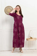 Alpine KURTI Style | Beautiful Stylish KURTI Model | Long 3/4 Sleeve & Side Pocket | Fresh Collection's for Stylish Women's (AK-3/4)