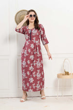 Alpine KURTI Style | Beautiful Stylish KURTI Model | Long 3/4 Sleeve & Side Pocket | Fresh Collection's for Stylish Women's (AK-3/4)