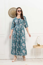 Alpine KURTI Style | Beautiful Stylish KURTI Model | Long 3/4 Sleeve & Side Pocket | Fresh Collection's for Stylish Women's (AK-3/4)