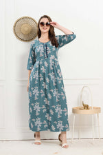 Alpine KURTI Style | Beautiful Stylish KURTI Model | Long 3/4 Sleeve & Side Pocket | Fresh Collection's for Stylish Women's (AK-3/4)