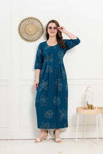 Alpine KURTI Style | Beautiful Stylish KURTI Model | Long 3/4 Sleeve & Side Pocket | Fresh Collection's for Stylish Women's (AK-3/4)