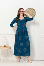 Alpine KURTI Style | Beautiful Stylish KURTI Model | Long 3/4 Sleeve & Side Pocket | Fresh Collection's for Stylish Women's (AK-3/4)