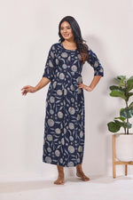 Alpine KURTI Style | Beautiful Stylish KURTI Model | Long 3/4 Sleeve & Side Pocket | Fresh Collection's for Stylish Women's (AK-3/4)