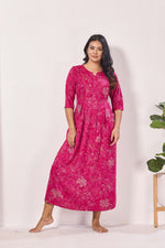 Alpine KURTI Style | Beautiful Stylish KURTI Model | Long 3/4 Sleeve & Side Pocket | Fresh Collection's for Stylish Women's (AK-3/4)