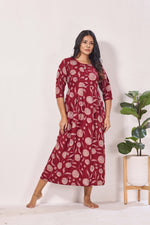 Alpine KURTI Style | Beautiful Stylish KURTI Model | Long 3/4 Sleeve & Side Pocket | Fresh Collection's for Stylish Women's (AK-3/4)