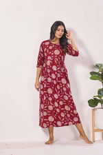 Alpine KURTI Style | Beautiful Stylish KURTI Model | Long 3/4 Sleeve & Side Pocket | Fresh Collection's for Stylish Women's (AK-3/4)