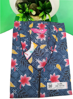 MANGAI Daily Wear Casual Comfort Fit Cotton Printed Nighties | Front open Zipper Model| Slit Open & Neck Collar Comfort Fit Daily Wear Nighties (DRN)