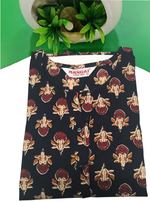 Cotton Gathering Frock for Summer Arrivals | Side Pocket | Elegant Casual Night Wear for Trendy Women's (FKC)