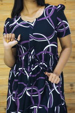 Rayon Gathering Frock Model Night Gown