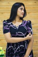 Rayon Gathering Frock Model Night Gown