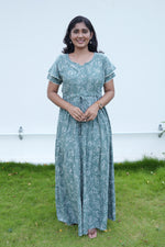 Stylish Arrivals Rayon Gathering Frock Model Night Gown's | Front Adjustable Gathering Style Rope Rope | Double Layer Sleeve | Trending Collection's for Stylish Women's (GFK)