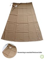 MANGAI Premium Superior Cotton Petticoats - 6 Part | Matched Drawstring | Transitional & Comfortable, Multiple Colours | Premium Branded Women's Cotton Embroidery Petticoats (SUP-PC)