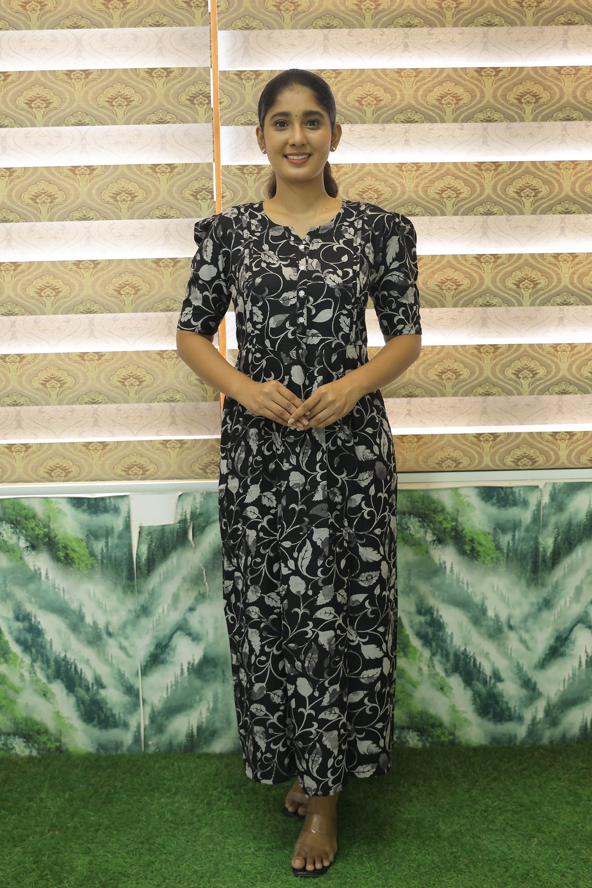 Alpine KURTI Style Nighties| Beautiful Stylish KURTI Model | Stylish Puff Sleeve | Zipless Model | Fresh Collection's for Stylish Women's MKA (H/S)