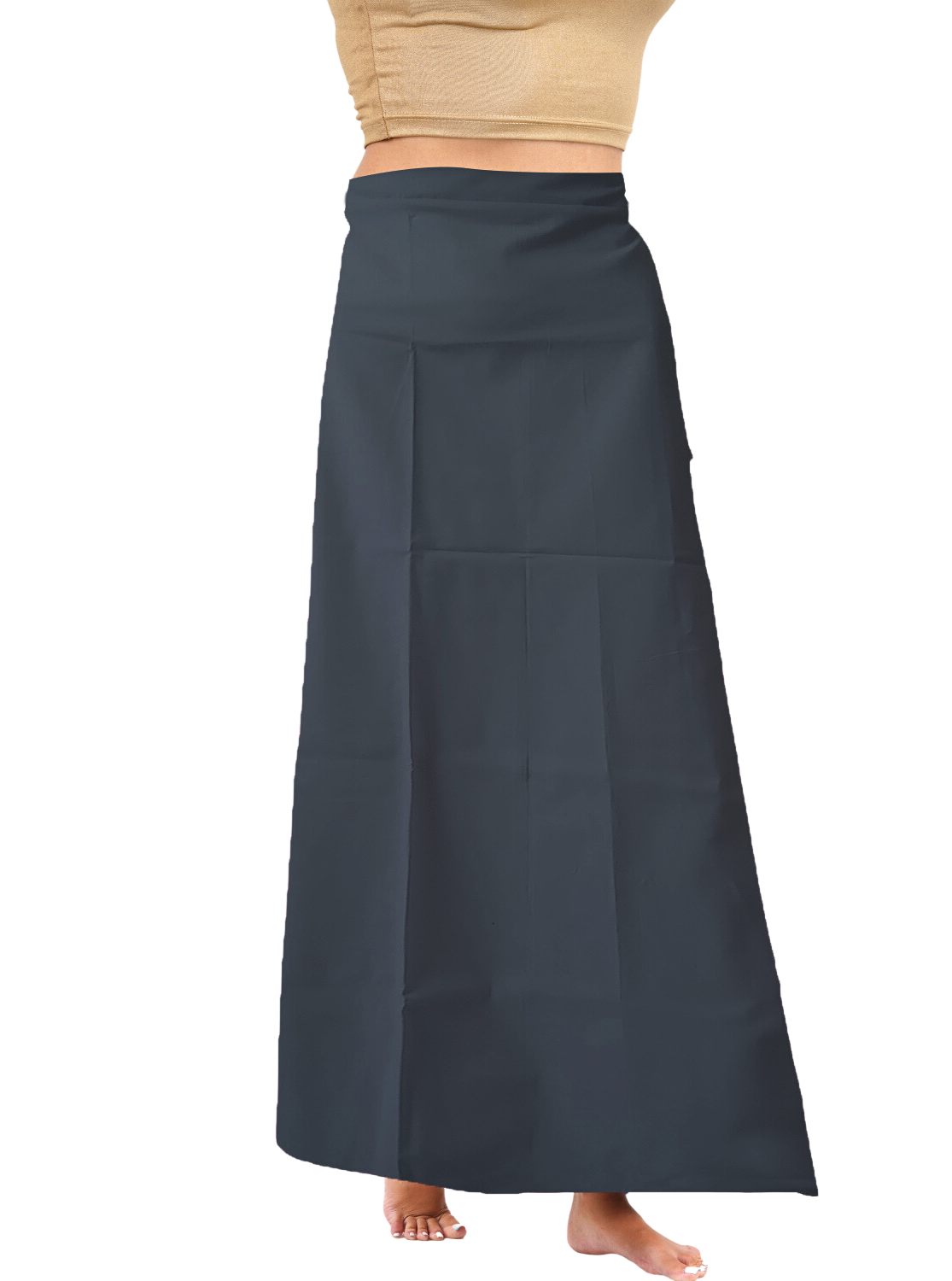 MANGAI Premium Elegant Cotton Petticoats - 6 Part | Matched Drawstring | Transitional & Comfortable, Multiple Colours | Premium Branded Women's Cotton Embroidery Petticoats (EGT-PC)