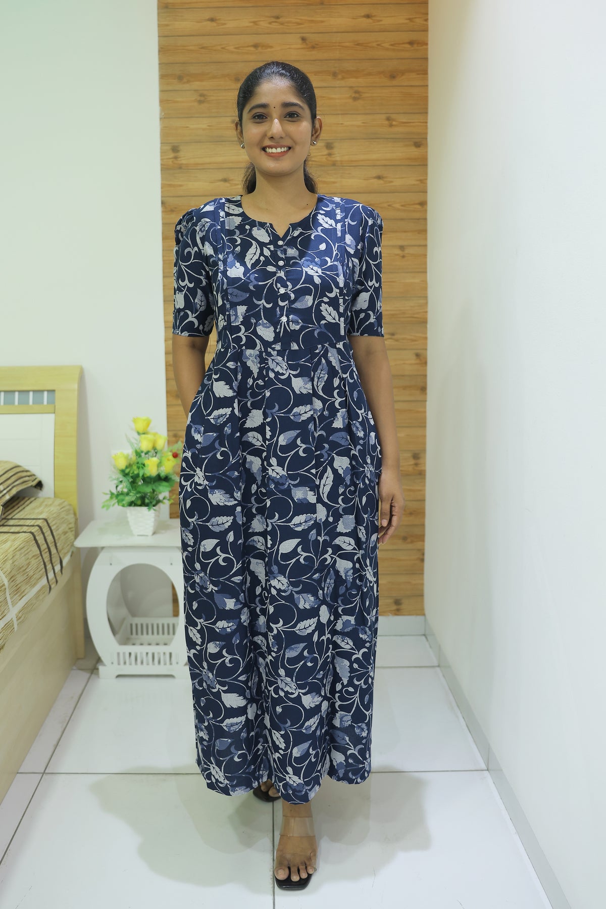 Alpine KURTI Style Nighties| Beautiful Stylish KURTI Model | Stylish Puff Sleeve | Zipless Model | Fresh Collection's for Stylish Women's MKA (H/S)