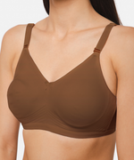 AUSM Willow - Padded Brassiere | Moulded Cup for High Coverage | Soft Padded for Superior Comfort | Suitable for T-Shirt & Western Wear (WILLOW)