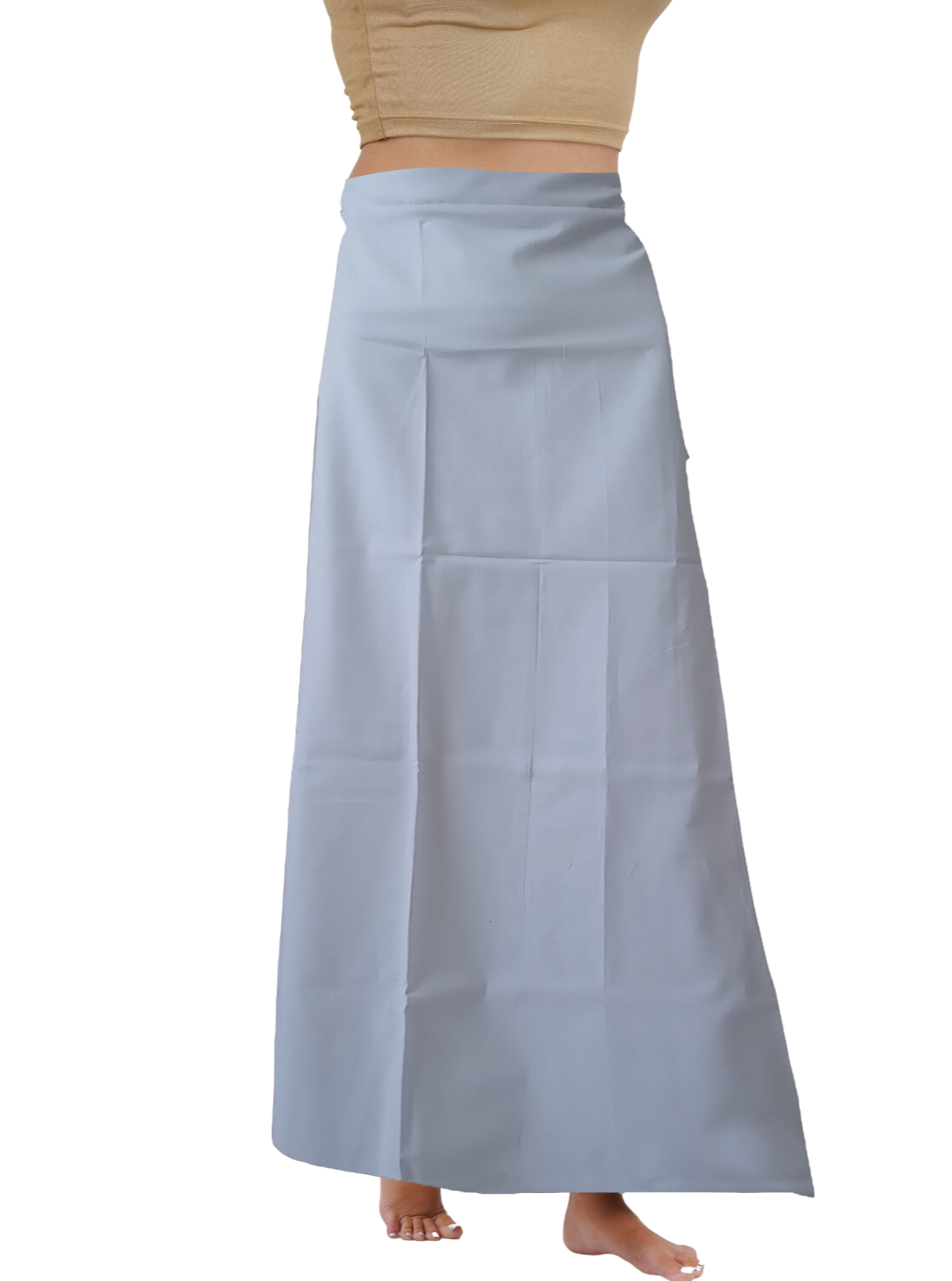 MANGAI Premium Superior Cotton Petticoats - 7 Part Embroidery Design | Matched Drawstring | Premium Quality (SPR-PC)