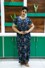 Alpine KURTI Style Nighties| Beautiful Stylish KURTI Model | Half Sleeve | Without Zipper | Stylish Thread Tied Front Closed Type | Fresh Collection's for Stylish Women's (AK-H)