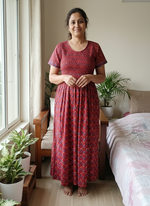 Soft Cotton Stretchable Smoking Nighties for New Arrivals | Daily Comforts & Light Weighted Elastic Nighties | Pleated Style | Casual Daily wear Nightwear for Trendy Women's (SCT)