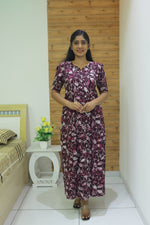 Alpine KURTI Style Nighties| Beautiful Stylish KURTI Model | Stylish Puff Sleeve | Zipless Model | Fresh Collection's for Stylish Women's MKA (H/S)