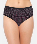 AUSM Premium Cotton Printed 3-Piece Pack – Elastic Outer, Stretchable Panties for Women & Teenage Girls (LUNARI PRNTED PNTYS)