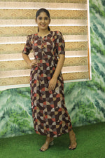 Alpine KURTI Style Nighties| Beautiful Stylish KURTI Model | Stylish Puff Sleeve | Zipless Model | Fresh Collection's for Stylish Women's MKA (H/S)