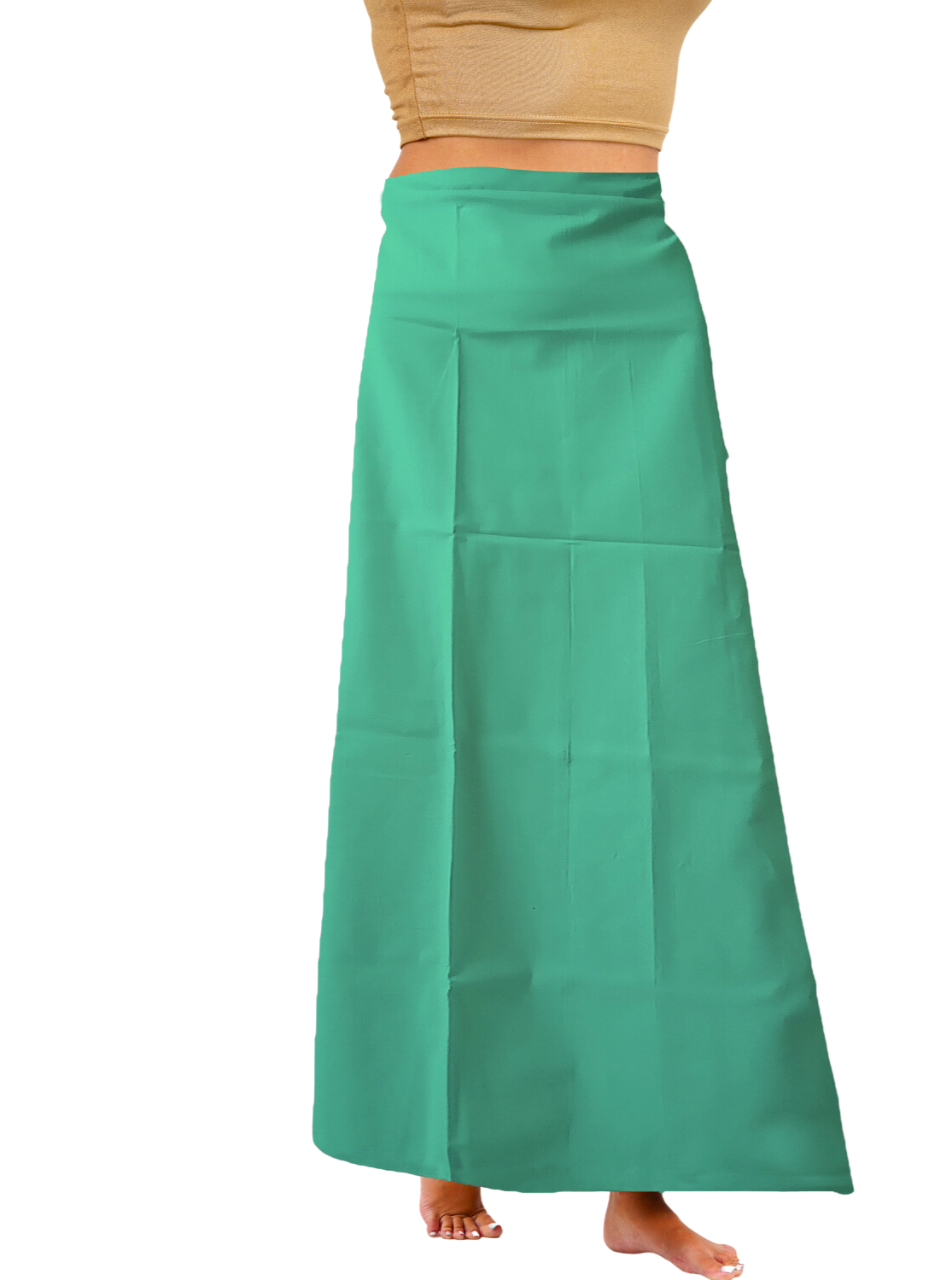 MANGAI Premium Superior Cotton Petticoats - 6 Part | Matched Drawstring | Transitional & Comfortable, Multiple Colours | Premium Branded Women's Cotton Embroidery Petticoats (SUP-PC)