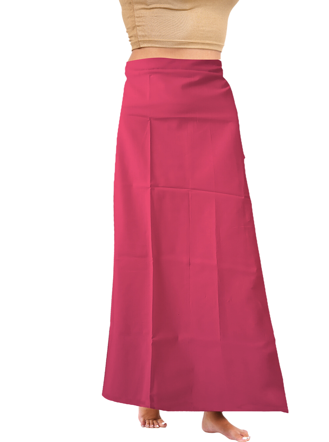 MANGAI Premium Superior Cotton Petticoats - 6 Part | Matched Drawstring | Transitional & Comfortable, Multiple Colours | Premium Branded Women's Cotton Embroidery Petticoats (SUP-PC)