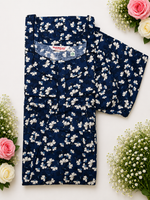 MANGAI Premium Cotton Printed Pleated Model Half Sleeve 5XL Size Shrinkage Free Nighties (5PZ)