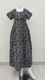 Cotton FROCK Model Casual Wear Nighties | Stylish Pleated Frock Style | Multipurpose Nighties | Pregnancy Wear | Pleated Model | Stylish Nighties for Stylish Women (PWC)