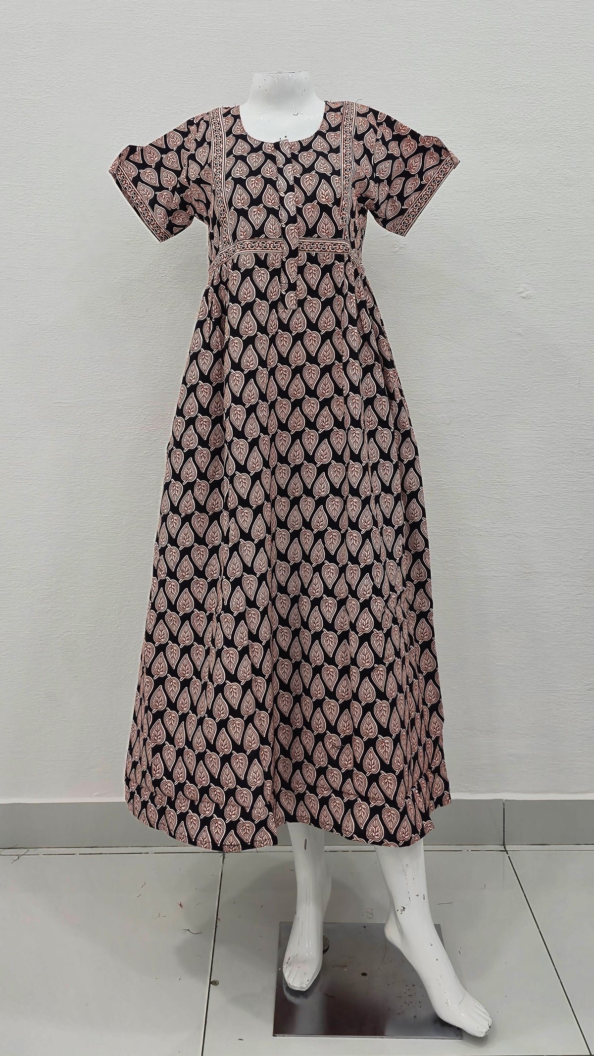 Cotton FROCK Model Casual Wear Nighties | Stylish Pleated Frock Style | Multipurpose Nighties | Pregnancy Wear | Pleated Model | Stylish Nighties for Stylish Women (PWC)