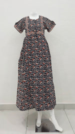 Cotton FROCK Model Casual Wear Nighties | Stylish Pleated Frock Style | Multipurpose Nighties | Pregnancy Wear | Pleated Model | Stylish Nighties for Stylish Women (PWC)