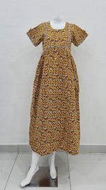 Cotton FROCK Model Casual Wear Nighties | Stylish Pleated Frock Style | Multipurpose Nighties | Pregnancy Wear | Pleated Model | Stylish Nighties for Stylish Women (PWC)