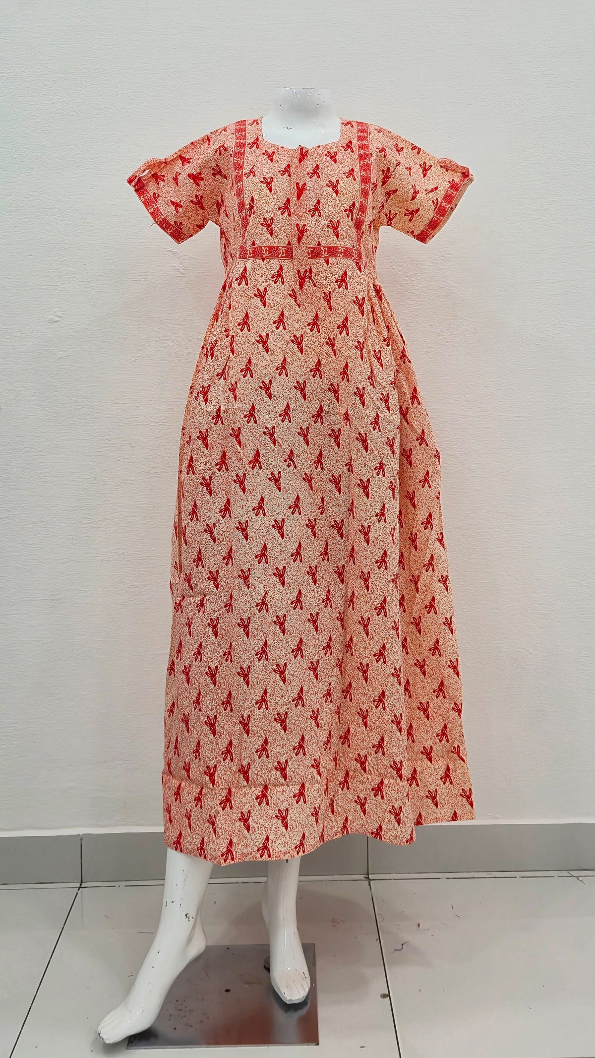 Cotton FROCK Model Casual Wear Nighties | Stylish Pleated Frock Style | Multipurpose Nighties | Pregnancy Wear | Pleated Model | Stylish Nighties for Stylish Women (PWC)