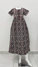 Cotton FROCK Model Casual Wear Nighties | Stylish Pleated Frock Style | Multipurpose Nighties | Pregnancy Wear | Pleated Model | Stylish Nighties for Stylish Women (PWC)