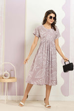Rayon MAXI FROCK Model Nighties | Round Neck & Side Pocket | Pleated Frock MAXI Style | Trendy Collection's for Stylish Women & Teenage Girl (FRH)