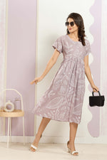 Rayon MAXI FROCK Model Nighties | Round Neck & Side Pocket | Pleated Frock MAXI Style | Trendy Collection's for Stylish Women & Teenage Girl (FRH)