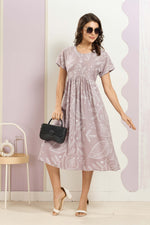Rayon MAXI FROCK Model Nighties | Round Neck & Side Pocket | Pleated Frock MAXI Style | Trendy Collection's for Stylish Women & Teenage Girl (FRH)