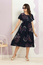 Rayon MAXI FROCK Model Nighties | Round Neck & Side Pocket | Pleated Frock MAXI Style | Trendy Collection's for Stylish Women & Teenage Girl (FRH)
